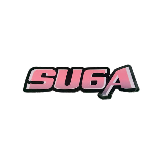 Pink SU6A Logo Sticker