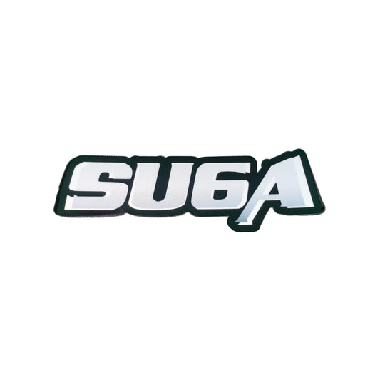 White SU6A Logo Sticker